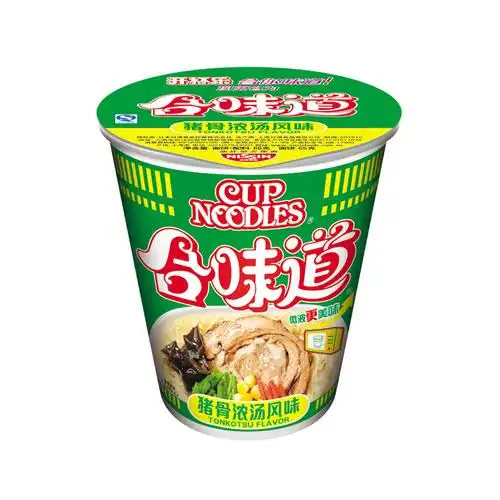 【天猫超市】日清 合味道猪骨浓汤风味方便面 84g/杯(原开杯乐)