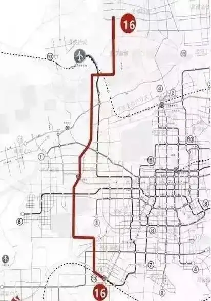 西安地铁16号线.