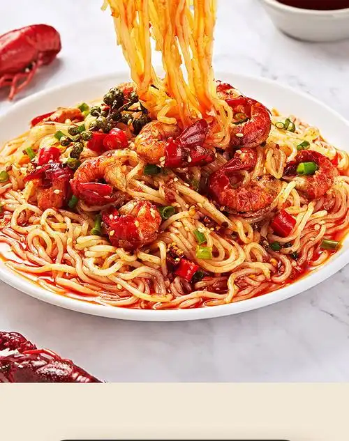 蛮Ⅷ·夫极客小龙虾魔芋面轻卡免煮即食减热量魔芋丝饱腹代餐主食