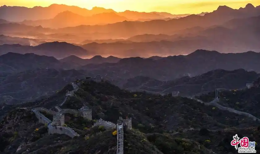 67最美时节登高赏秋金山岭长城万里江山如画