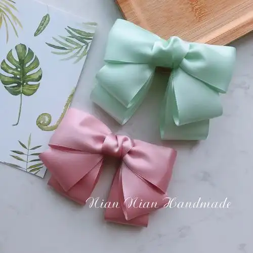 手工蝴蝶结发夹.