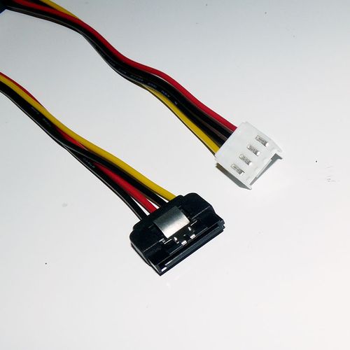 4pinsata母头主板电源转接接线18cm15p母转电源线