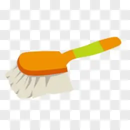卡通手绘刷子清洁用品免抠元素