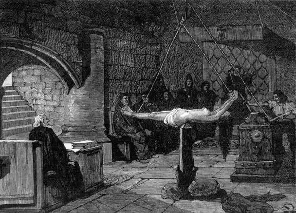 西班牙刑具"犹大摇篮"插胯裆惩罚罪人,当时被认为最人道的酷刑_希波