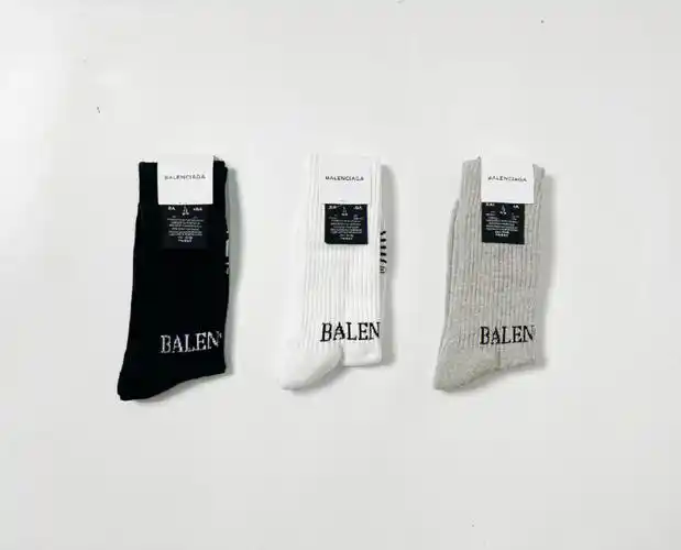 balenciaga毛巾底男士中筒袜
