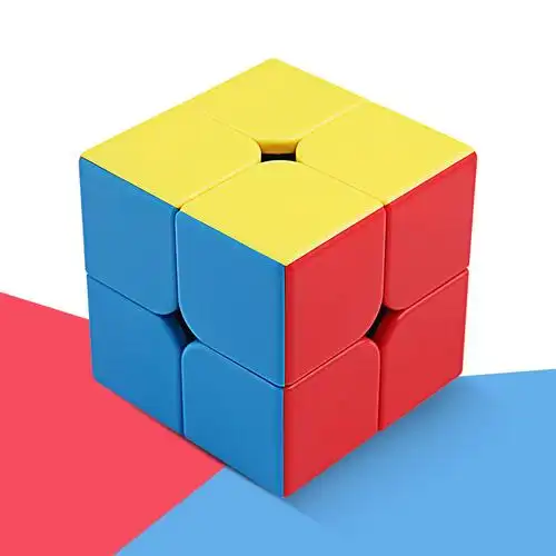 魔域文化魔方实色2阶三阶实色顺滑魅龙3阶儿童初学者专业比赛套装学生