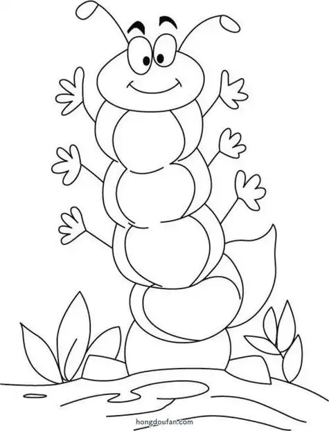 七星瓢虫是益虫它捕食对农作物有害的昆虫在路旁的草丛花丛简笔