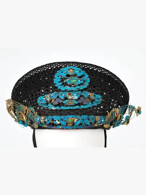 文物之美丨点翠嵌珍珠钿子