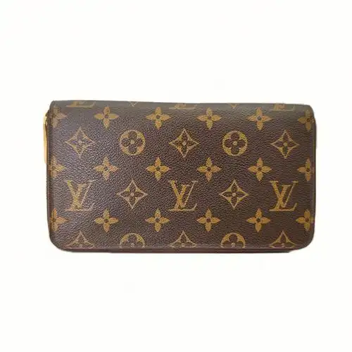 路易威登lv经典帆布老花钱包女士带卡槽