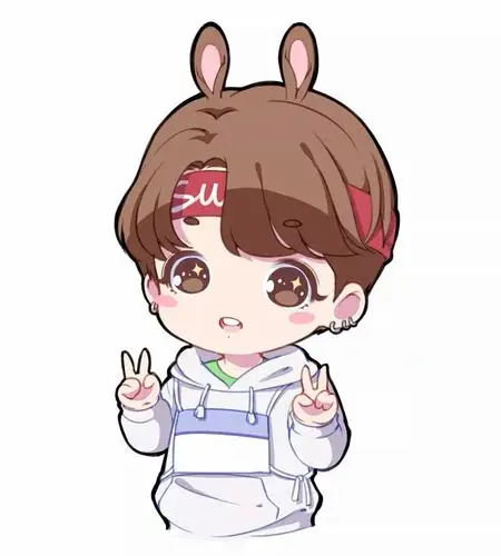 动漫头像 你的男孩鹿晗 萌态