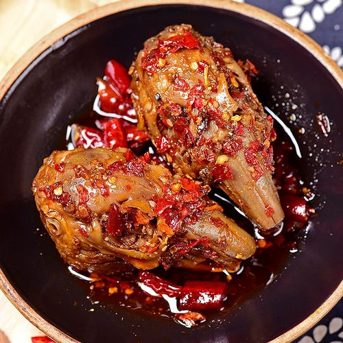 肖三婆香辣卤麻辣兔头6只装共3袋四川特产肉类美食小吃