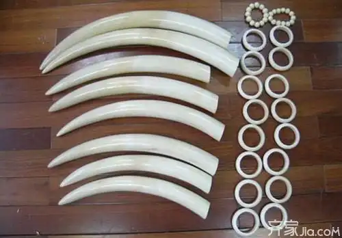 象牙的重量比骨制的以及人造象牙饰品明显要重一些