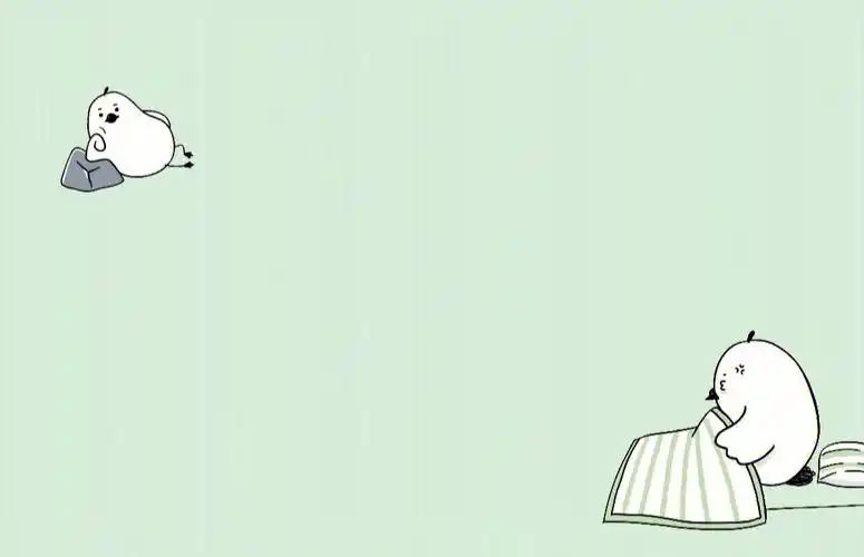 自制ppt背景图波清波可爱卡通