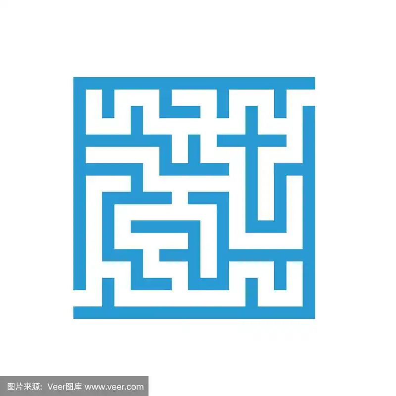 抽象方块迷宫游戏,适合儿童益智用