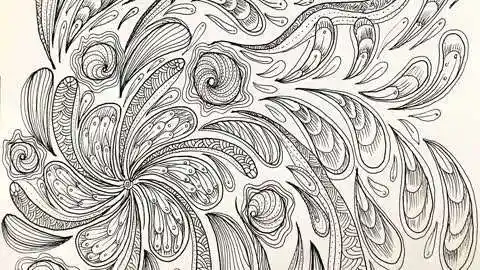 手绘图案节奏与韵律