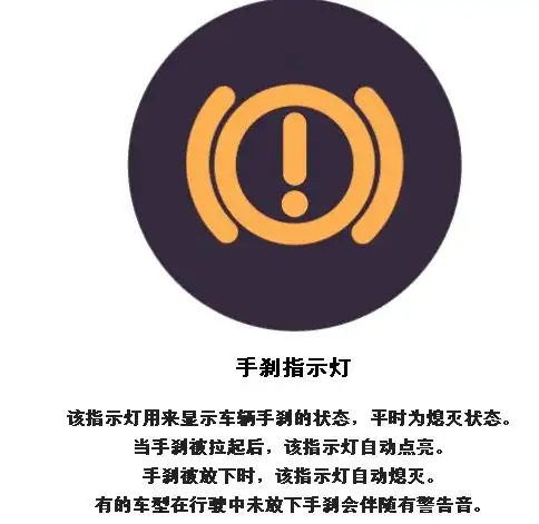 手刹指示灯