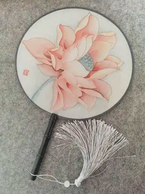 尚品书院学校举办非遗手绘团扇,创意素描体验课_中国_绘画_艺术