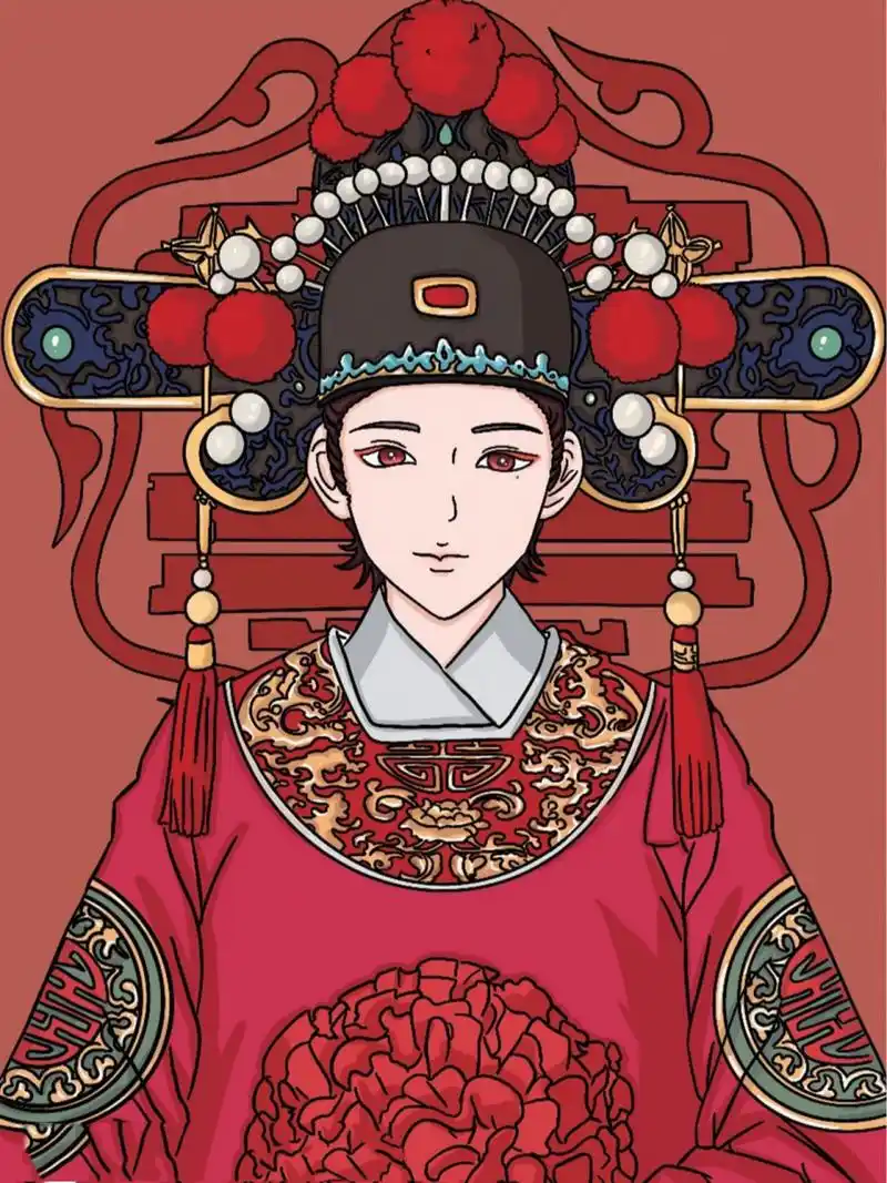 少儿创意美术‖动漫京剧男性角色 动漫京剧角色教学目标:画面中人物是