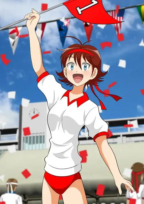 体育节的女主角女孩子运动会