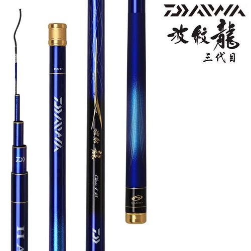 daiwa达亿瓦波纹龙y三代目振出式台钓竿手杆28调鲤鱼鲫鱼进口鱼竿