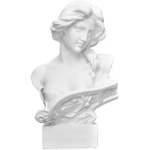 琴女 石膏像教具模具素描静物写生美术教材头像胸像厂家直销