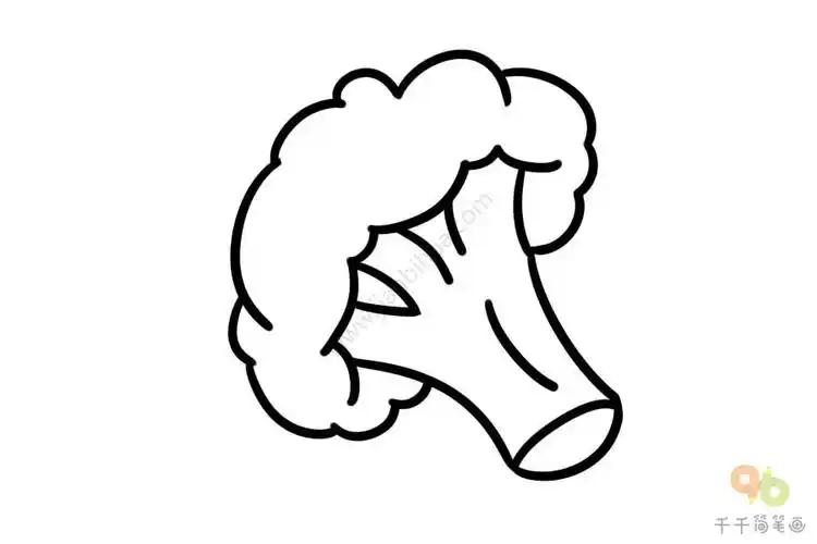 儿童简单学菜花简笔画大全