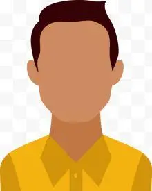 卡通手绘无头人物png素材透明免抠图片-动植人物