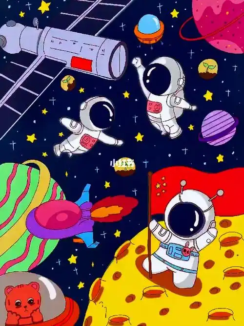 宇宙幻想主题画