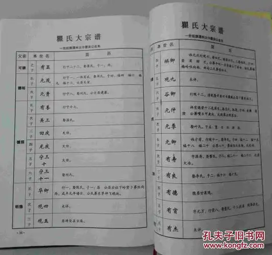 瞿氏大宗谱六都分谱全6卷共5册