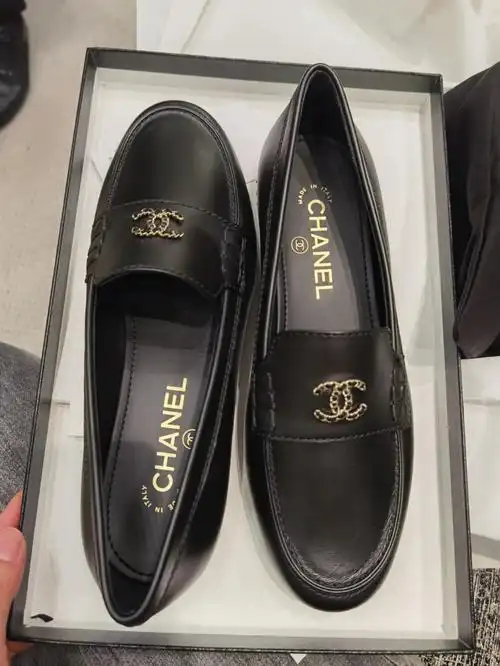 太古汇香奈儿渔夫鞋小皮鞋乐福鞋