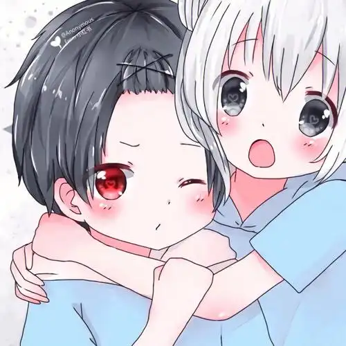 动漫可爱情侣头像