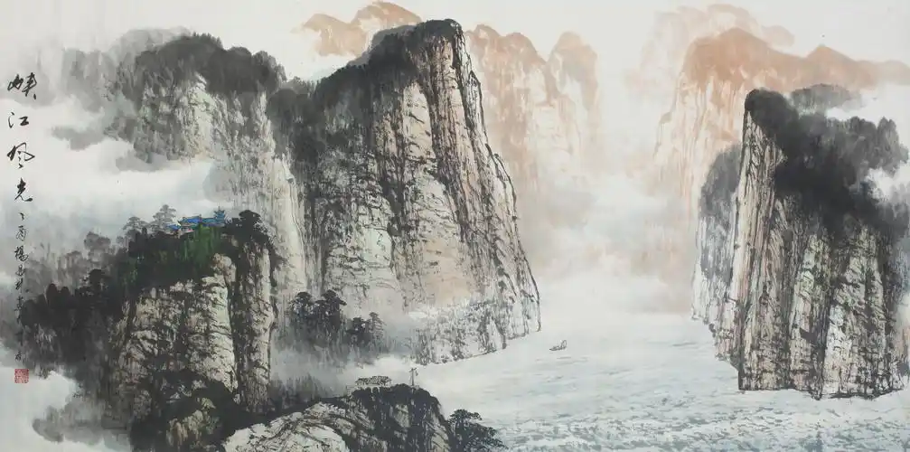 0214   杨昌林  峡江风光