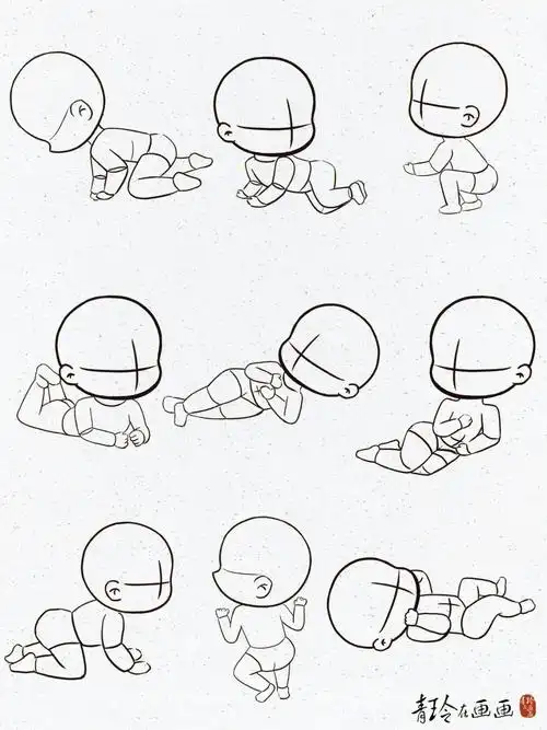 速写人物动态  #动态  #每天打卡  #每天绘画打卡 #躺着动态  #趴着