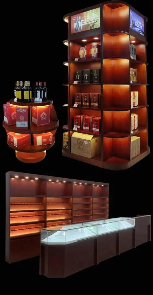 烟柜红酒展示柜白酒展柜烟酒展示柜茶叶柜烟酒行货架陈列柜烟酒柜商用