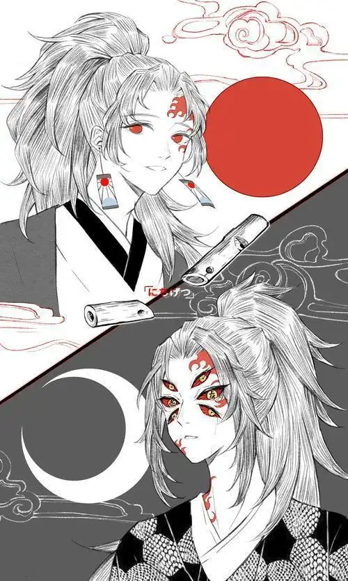 人类时期的他名为继国岩胜,出生于战国时代的武士家族,作为继国缘壹的