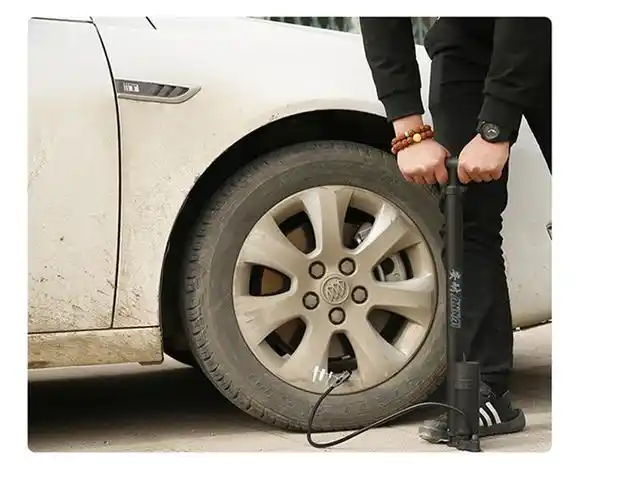 打气筒自行车家用小型高压气筒车电动电瓶车汽车篮球气管子充气筒