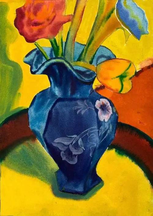 胆子也放得越来越大,放开的去玩水彩#鲁本斯水彩 #水彩静物 #色彩静物