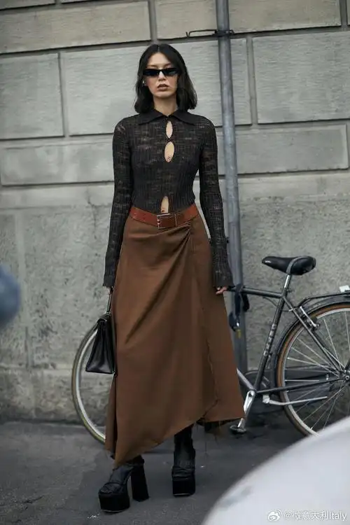 米兰2024春夏时装周街拍合集