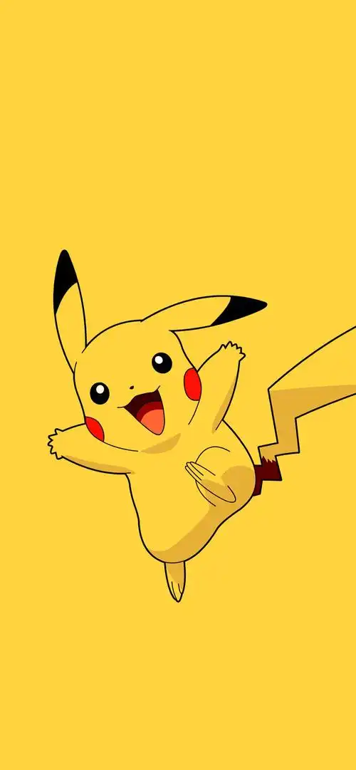 皮卡丘简笔画壁纸图片