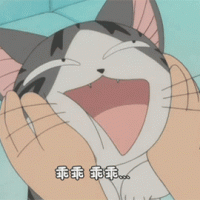 乖乖~~乖乖~~甜甜私房猫揉脸动态表情