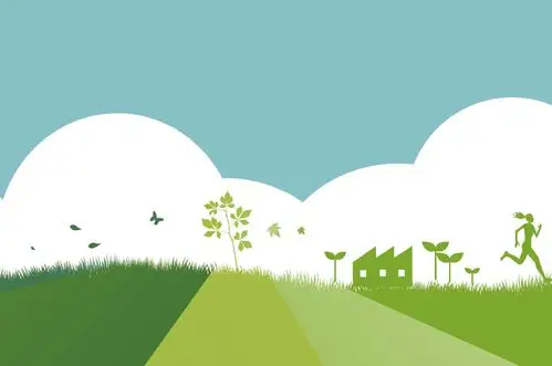 春夏秋冬四矢量环保生态展板海报背景——春|平面|海报|1keat - 原创