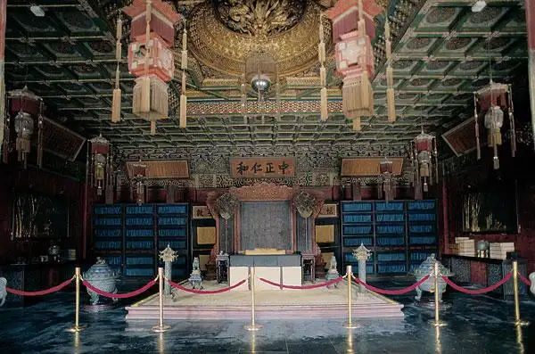 故宫养心殿内景_全景网