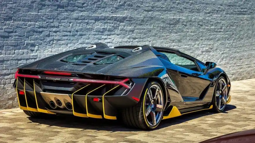 2560x1440车辆兰博基尼跑车超跑豪车[汽车船舶]炫酷红黑兰博基尼跑车