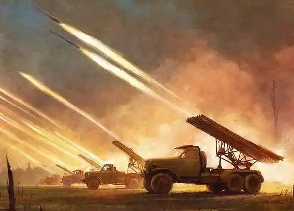 原创志愿军30门喀秋莎火箭炮齐射炸飞800美军李奇微苏军打来了