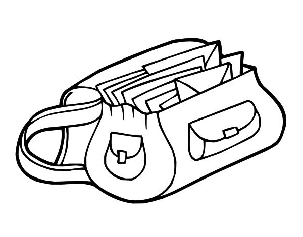 书包简笔画图片