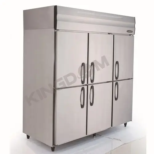 金城制冷 商用厨房冰箱 不锈钢立式冷藏冷冻双温柜 可插烤盘