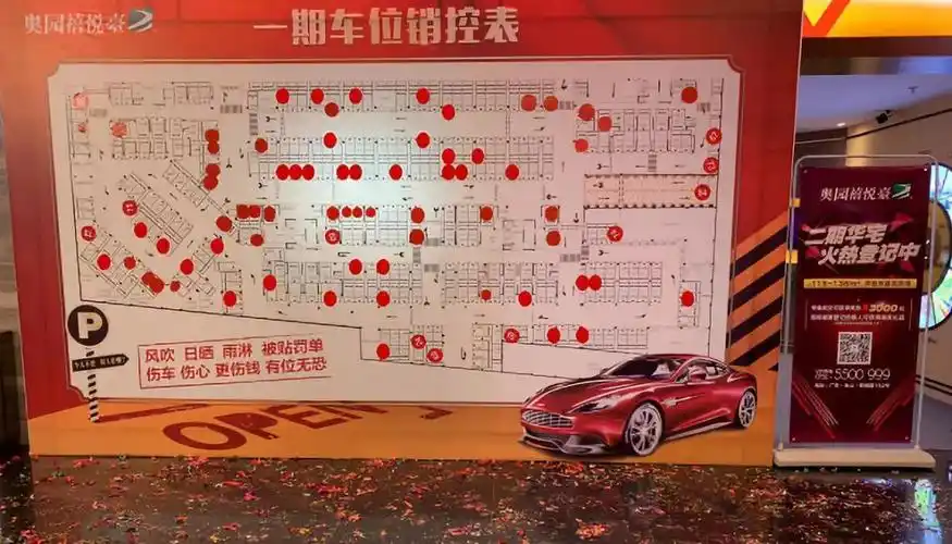 现实版抢车位大战在奥园禧悦台正式上演