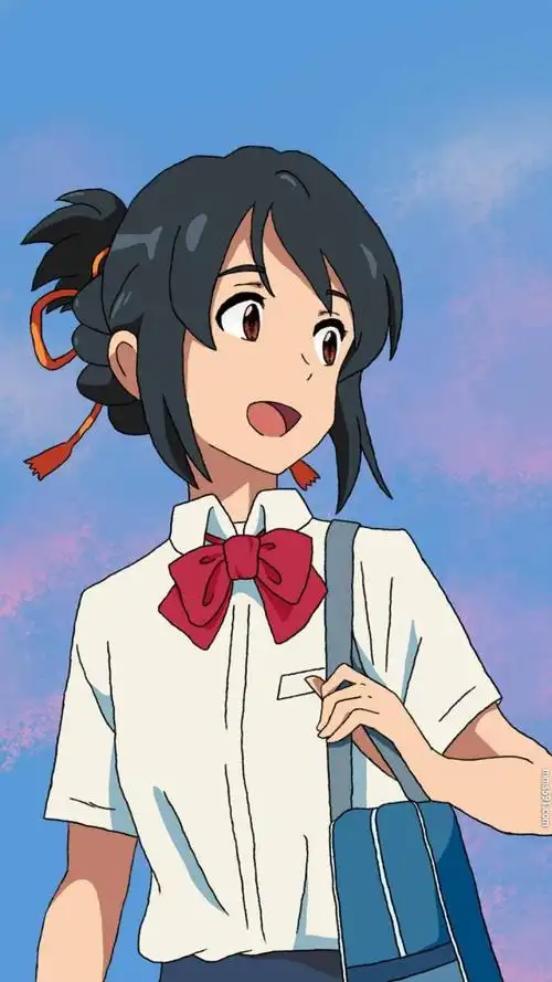 你的名字kimi no na wa女主角宫水三叶高清精美手机壁纸图片集1080竖