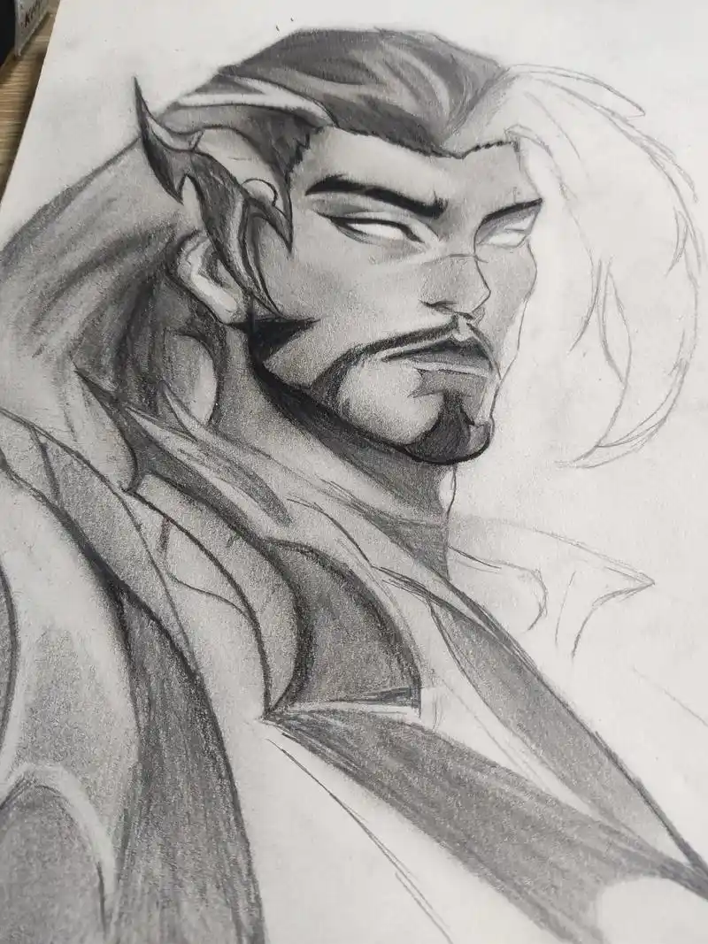 亚索7199#手绘#英雄联盟#亚索 - 抖音