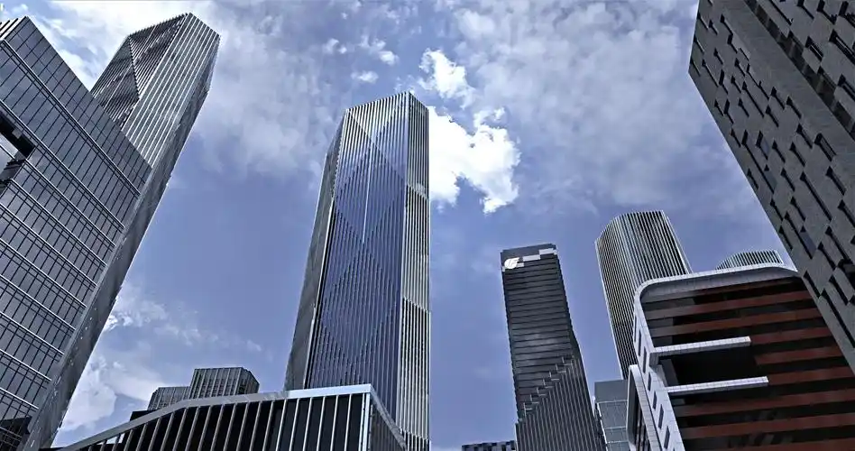 城市高楼建筑 - 效果图交流区-建e室内设计网